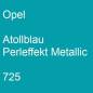 Preview: Opel, Atollblau Perleffekt Metallic, 725.